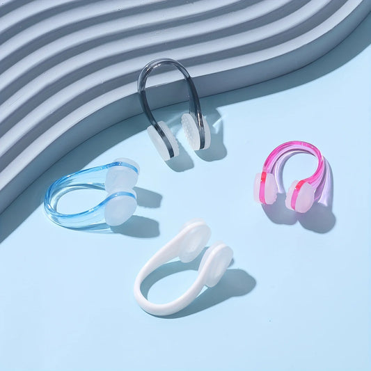 2 Pcs Swimming Nose Clip Professional Swimming Training Anti-Choking Comfortable Waterproof and Non-Slip Nose Clip